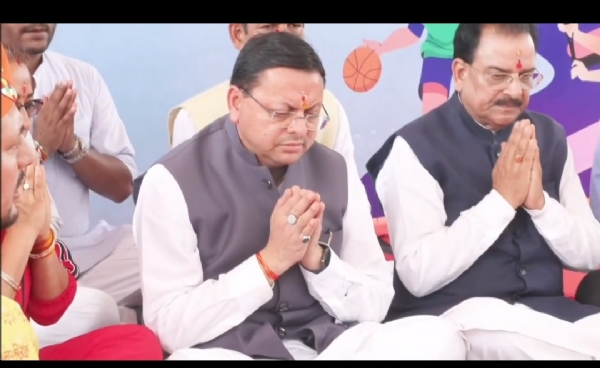Dhami lays foundation stone for Uttarakhand’s first sports university