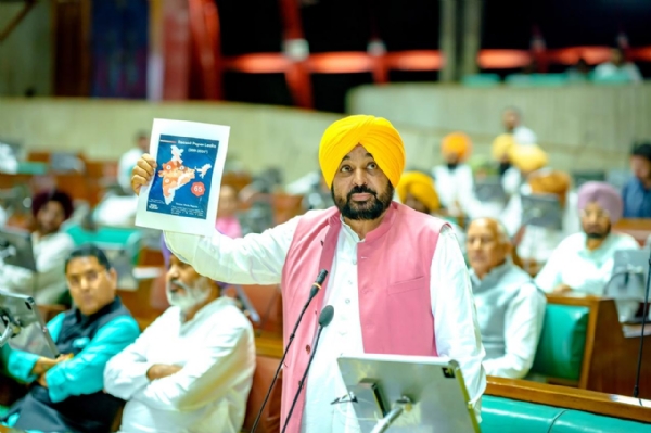 ਵਿਧਾਨ ਸਭਾ ਦੌਰਾਨ ਸੰਬੋਧਨ ਕਰਦੇ ਹੋਏ ਮੁੱਖ ਮੰਤਰੀ ਭਗਵੰਤ ਸਿੰਘ ਮਾਨ। ਵਿਧਾਨ ਸਭਾ ਦੌਰਾਨ ਸੰਬੋਧਨ ਕਰਦੇ ਹੋਏ ਮੁੱਖ ਮੰਤਰੀ ਭਗਵੰਤ ਸਿੰਘ ਮਾਨ।