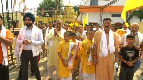 Grand Shobha Yatra marks Janmashtami celebrations in Ghagwal Grand Shobha Yatra marks Janmashtami celebrations in Ghagwal