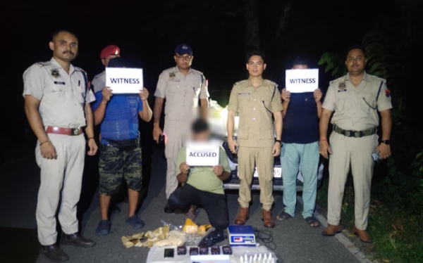 Image of the Seized Yaba Tablets In Cachar and One Arrested Accused. Image of the Seized Yaba Tablets In Cachar and One Arrested Accused.