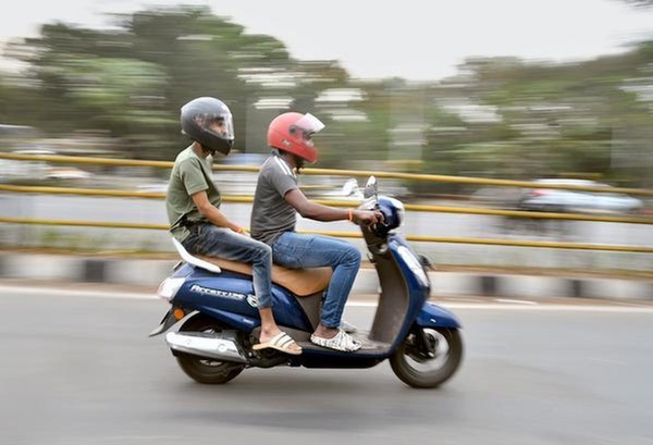 Illegal bike taxis