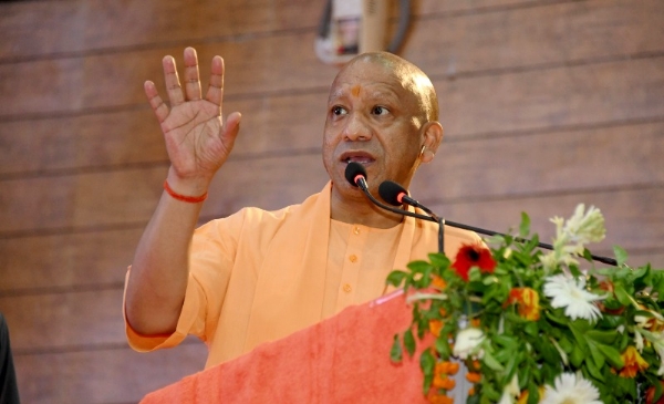 CHIEF MINISTER YOGI ADITYANATH ADDRESSING THE NATURAL FARMING WORKSHOP 2026.