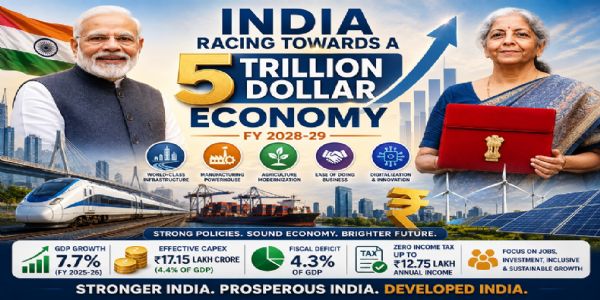 India’s Rapid March Towards a Five Trillion Dollar Economy