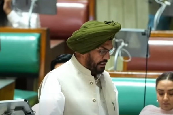 MLA Kuldeep Singh Dhaliwal Addressing in Punjab Legislative Assembly