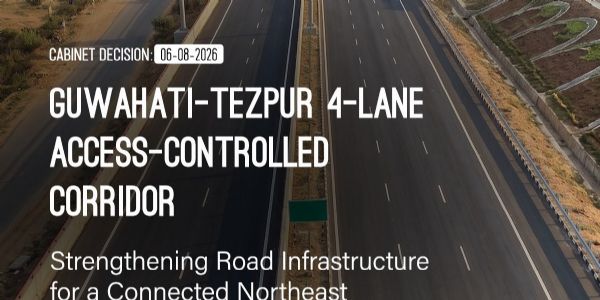 Centre Approves Rs.8,970 Crore Guwahati-Tezpur Corridor Development Project in Assam