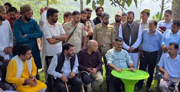 Javed Rana visits landslide-hit areas in Poonch, assures all support to affected families