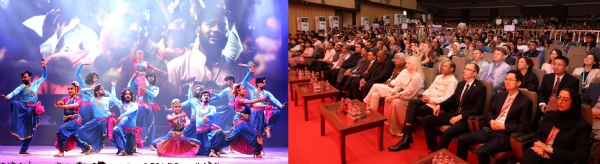 The BRICS Cultural Festival was organized at Ravindra Bhavan, Bhopal, during the third meeting of the BRICS Culture Ministers.