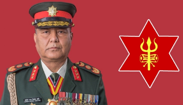 Chief of the Nepali Army General Ashok Raj Sigdel