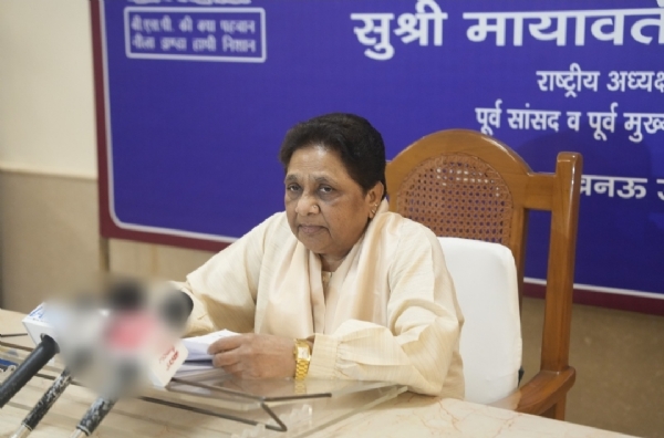 At a press conference in Lucknow on Sunday, Mayawati