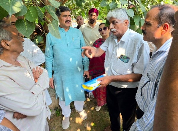 Jugal visits Upper Roopnagar, assures support for community hall Jugal visits Upper Roopnagar, assures support for community hall