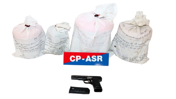 Amritsar Police Recovered 9.5 kg heroin, 5 kg opium and pistol