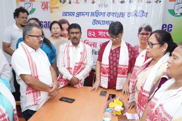 Assam Congress Celebration of 42nd Foundation Day Of All India Mahila Congress.
