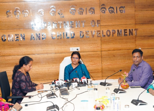 Press conference at Lok Seva Bhawan
