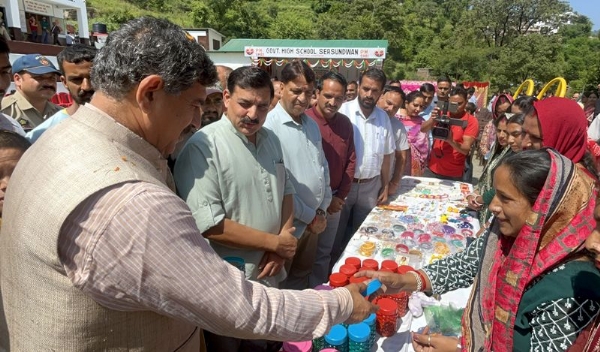 Jugal, Baldev inaugurate development works at GHS Sersundwan Jugal, Baldev inaugurate development works at GHS Sersundwan