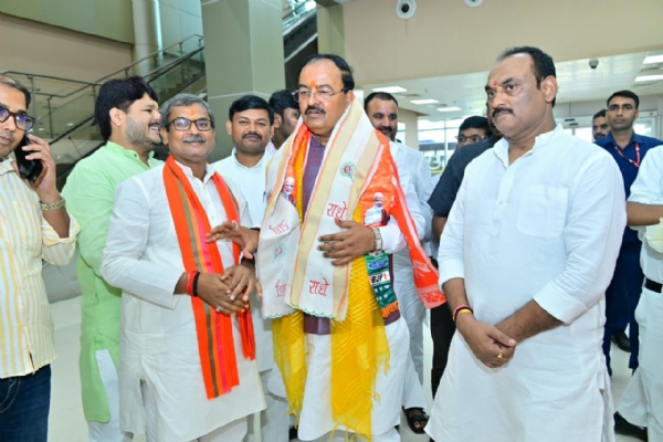 Deputy Chief Minister Keshav Prasad Maurya, who arrived in Prayagraj to attend an event on Friday Deputy Chief Minister Keshav Prasad Maurya, who arrived in Prayagraj to attend an event on Friday