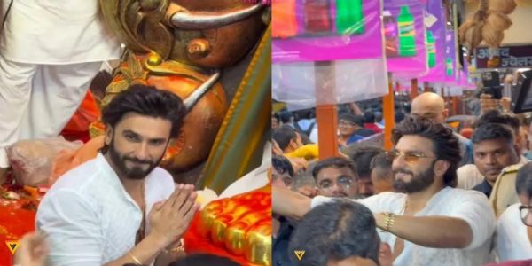 Ranveer Singh Seeks Blessings at Lalbaugcha Raja Ahead of New Professional Chapter
