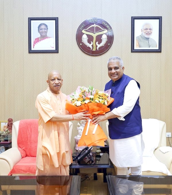Union Minister Bhupendra Yadav met Uttar Pradesh Chief Minister Yogi Adityanath at the CM’s official residence Union Minister Bhupendra Yadav met Uttar Pradesh Chief Minister Yogi Adityanath at the CM’s official residence
