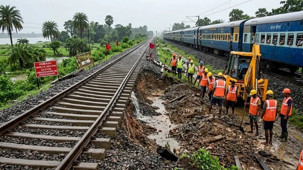 Train derailed Train derailed