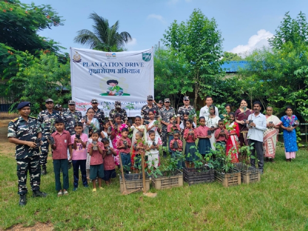 Image of the Tree Plantation, Drug De-Addiction Awareness Campaign Held in Guwahati.
