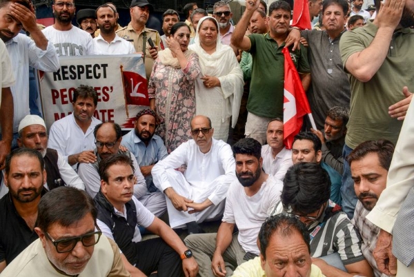National Conference, BJP Hit The Streets With Rival Protests