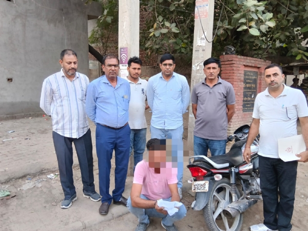 Accused in custody of Haryana Police’s Anti-Narcotic Cell