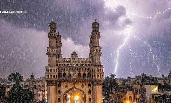 IMD forecasts rain hyderabad representation pic