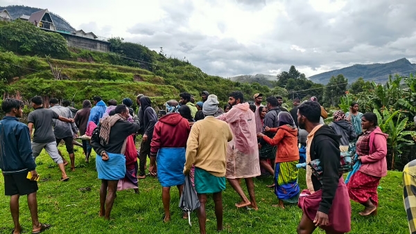 Bodies of the deceased being removed