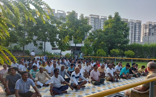 RSS gathering in Buddha Nagar, Gorakhpur, held at Palm Paradise on Sunday