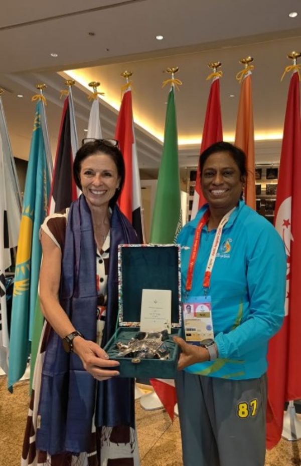 PT Usha and Anri Parker