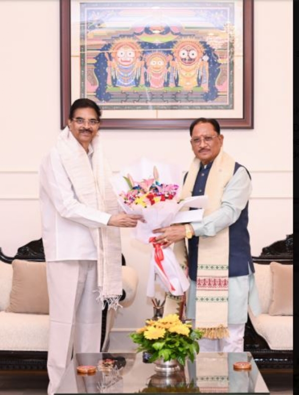 Vishnu Deo Sai Calls on Odisha Governor