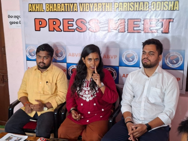 ABVP Odisha (East) State Secretary Diptimayee Pratihari  and others