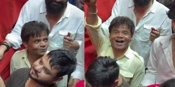 Rajpal Yadav Joins Devotees in Queue to Seek Blessings at Lalbaugcha Raja