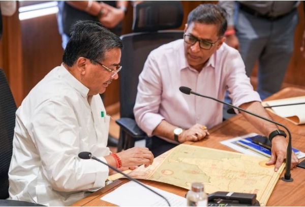 Tourism and Culture Minister Jaiveer Singh on Wednesday reviewing preps for Deepotsav
