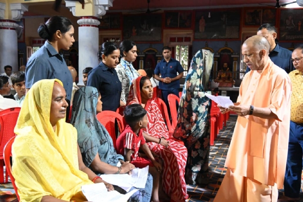 Chief Minister Yogi Adityanath conducted Janata Darshan on Thursday
