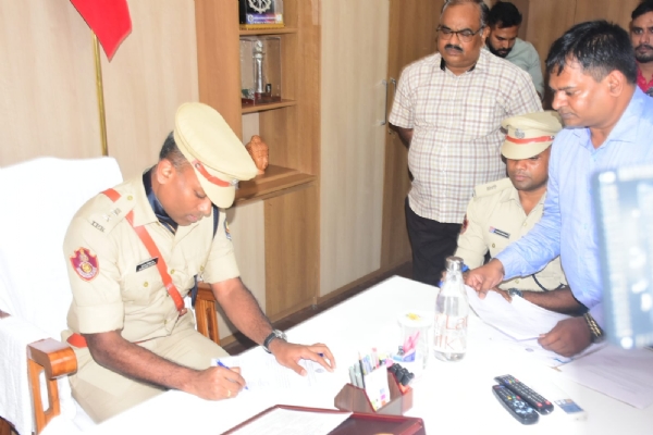 Saravana Vivek M Assumes Charge as Bhubaneswar DCP