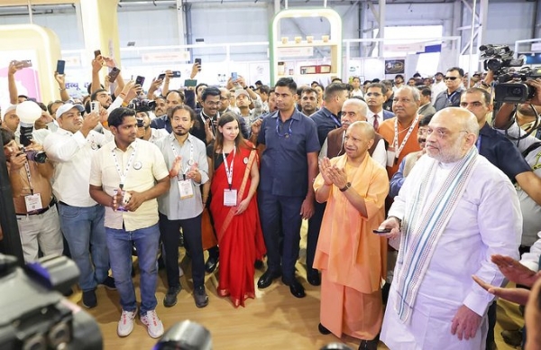Union Home Minister Amit Shah inaugurating UPITS at Noida