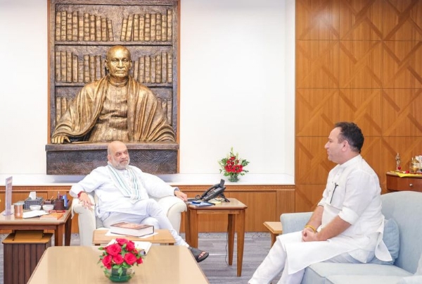 Sunil Sharma Meets Union Home Minister Amit Shah, Discusses Key Issues of Jammu & Kashmir Sunil Sharma Meets Union Home Minister Amit Shah, Discusses Key Issues of Jammu & Kashmir