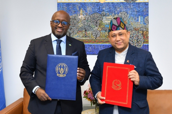 Nepal and Rwanda Sign an Agreement