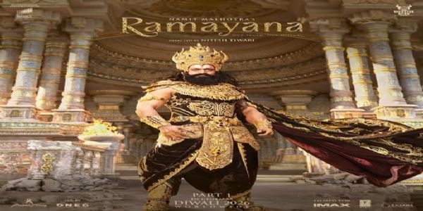 First Official Poster of Yash as Ravana from ‘Ramayana’ Released