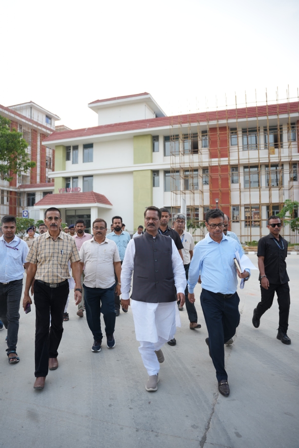 Health Minister Ashok Singhal Reviewing Healthcare Services in Kokrajhar.