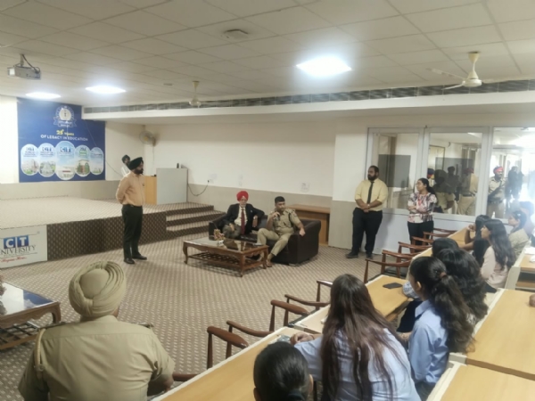 Senior Punjab Police officers have been engaging directly with students at universities Senior Punjab Police officers have been engaging directly with students at universities