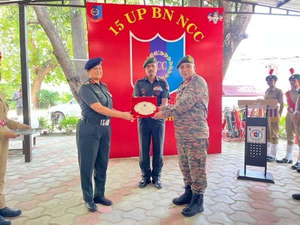 15 UP Battalion NCC conveyed its warmest wishes to Brig Upendra Singh Kandil