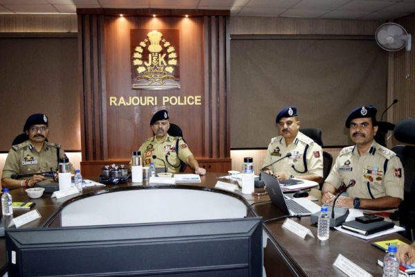 DGP Prabhat, IG Jammu Tejinder Singh Review Anti-Terror Operations, Security Grid In Rajouri