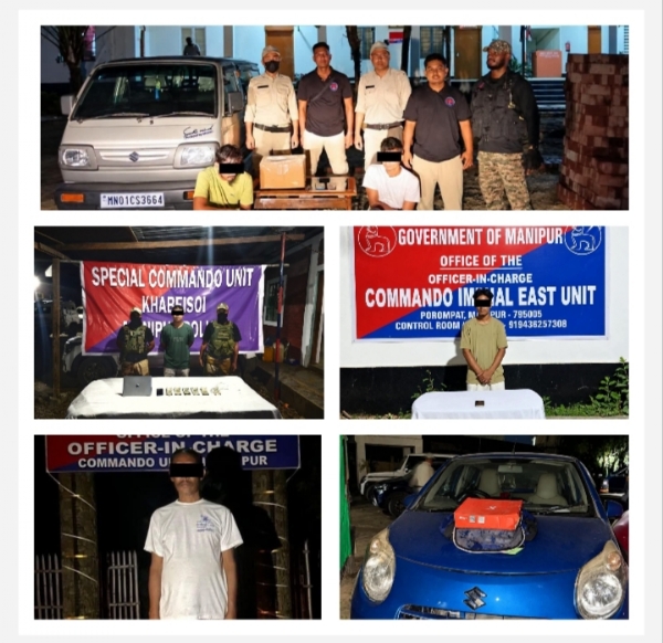 The images Shared by Manipur Police.