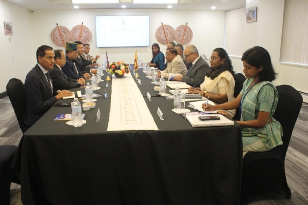 Diplomatic Exchange Between the Foreign Ministers of Nepal and Sri Lanka