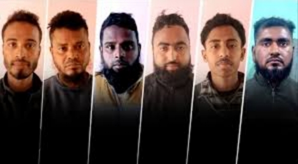 Images of the re-arrested accused.