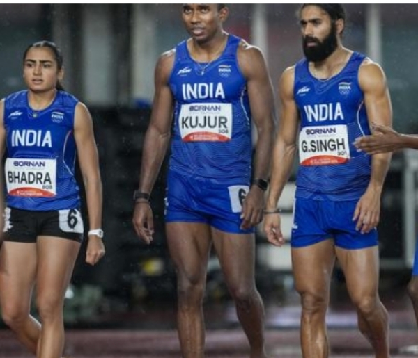 India Clinches Mixed 4x100m Relay Bronze with National Record