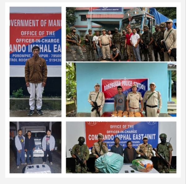 Images Related to the Manipur Operations.