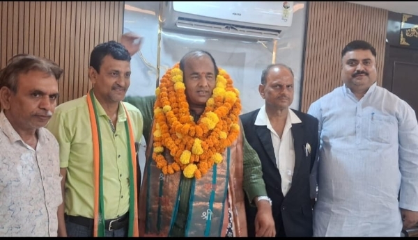 Welcome and felicitation program for BJP State Vice President Suresh Maurya organized