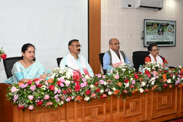 Image of the Training Programme on Paddy Procurement Held for Newly Appointed PPC Managers in Guwahati.